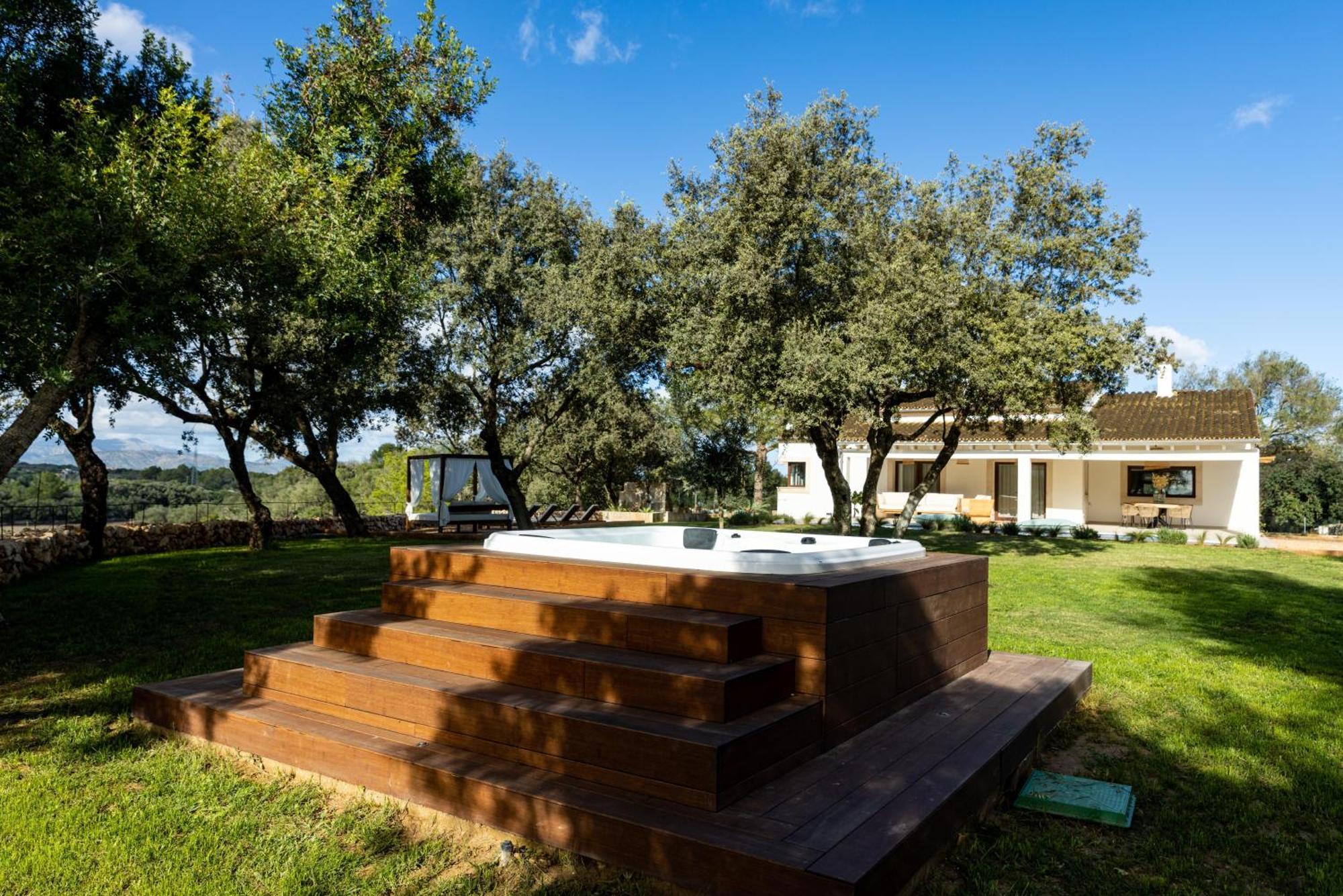 Es Mirador De Vernissa Jacuzzi Sauna Y Piscina سانتا مارجاليدا المظهر الخارجي الصورة