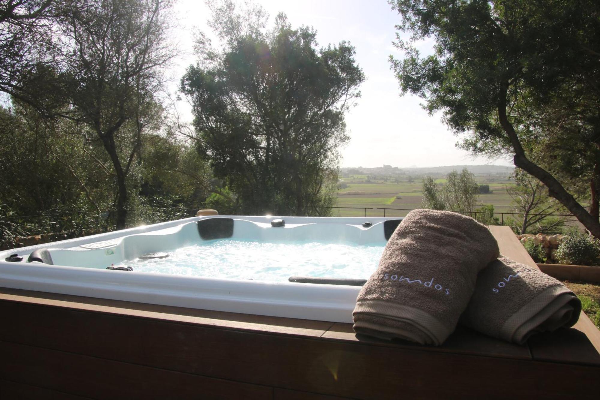Es Mirador De Vernissa Jacuzzi Sauna Y Piscina سانتا مارجاليدا المظهر الخارجي الصورة